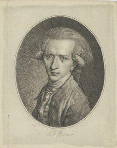 Ritratto di August Gottlieb Meissner 1753-1807, c. 1800 da Gottlieb Friedrich Riedel