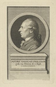 Ritratto di François-André Danican Philidor da Gottlob August Liebe