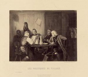"Politica del villaggio" di Scholesser da Goupil and Cie.