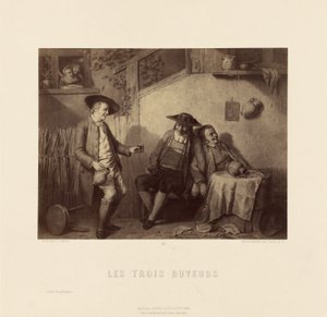 "I tre bevitori" di L. Somers da Goupil and Cie.