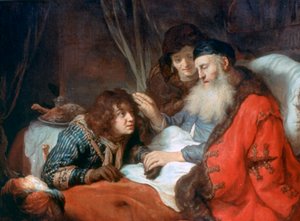 Isacco benedice Giacobbe, 1638