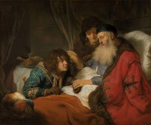 Isacco benedice Giacobbe
