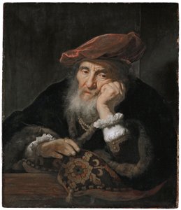 Un vecchio a un