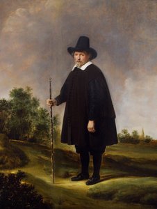Ritratto di uomo in un paesaggio