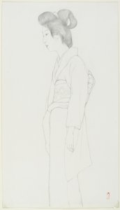 (Disegno di una donna in piedi), inizio XX secolo