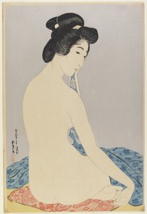 Donna dopo il bagno, luglio 1920