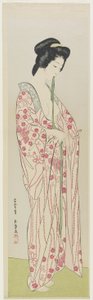 Donna in sottoveste kimono, maggio 1920 da Goyo Hashiguchi