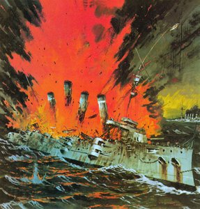Catastrofe al largo di Coronel da Graham Coton