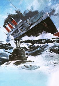 Liner e sottomarino da Graham Coton