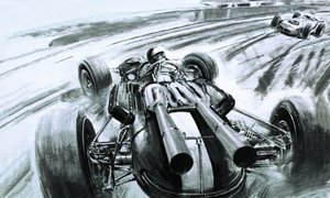 Nessun britannico aveva vinto la 500 miglia di Indianapolis fino a quando Jim Clark, con la sua Lotus Ford, non aveva vinto la 500 miglia di Indianapolis. da Graham Coton