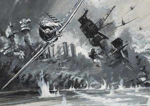 Pearl Harbour, 7 dicembre 1941 (gouache su carta)