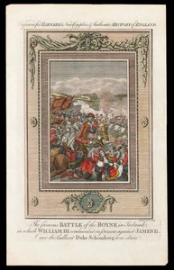 La famosa battaglia del Boyne in Irlanda, 1690