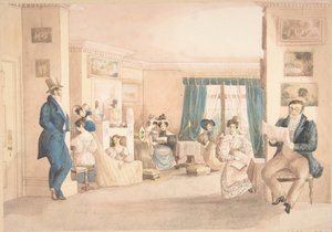 Un interno a Hatton, Warwickshire da Granddaughters of Dr. Samuel Parr.