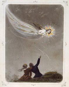 Stelle: Donna che rappresenta "La stella cadente" - di Grandville