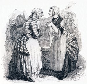 Le donne e il segreto - Favole di La Fontaine da Grandville