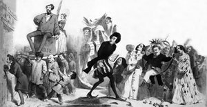Scrittori romantici francesi (Alfred de Vigny, Victor Hugo, Alexandre Dumas padre, Honoré de Balzac) che vogliono entrare nell