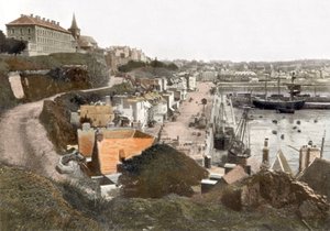 Grandville (Normandia, Francia): Cartolina, c. 1900 da Grandville (1803 47)