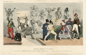 Illustrazione di Jean Ignace Gerard dit Grandville in La Caricature (1830) politique, no. 119 da Grandville