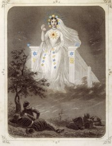 Stelle: Donna che rappresenta La bella stella - di Grandville