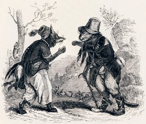 Il gatto e la volpe da Grandville