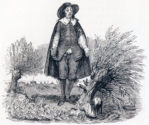 Il bambino e il maestro di scuola - Favole di La Fontaine da Grandville