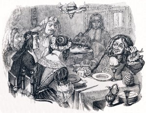 Il ridente e i pesci (Le rieur et les poissons) - Favole di La Fontaine da Grandville