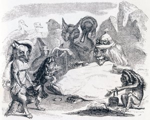 Il leone, il lupo e la volpe da Grandville
