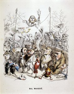 Il ballo in maschera degli animali - di Grandville