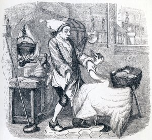 Il cigno e il cuoco - Favole di La Fontaine da Grandville