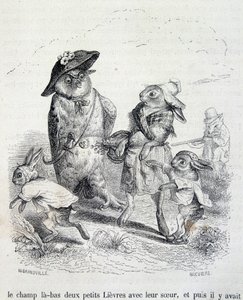 I due leprotti, la loro sorella e il gufo