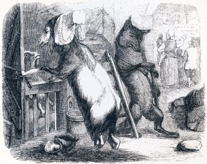 Il lupo, la capra e il capretto (Le loup, la chèvre et le chevreau) - Favole di La Fontaine