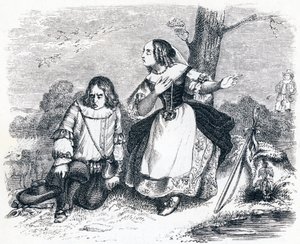 Tircis e Amarante - Favole di La Fontaine da Grandville