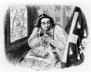Il prete e il cadavere, illustrazione per 