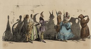 La Caricature; Les Ombres Portees, No. 5 da Grandville 1803 47 Grandville 1803 47