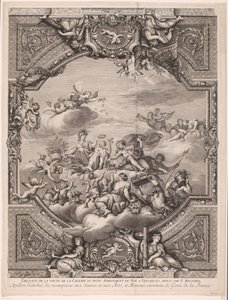 Apollo distribuisce premi e Minerva incorona il genio della Francia da Gérard Audran