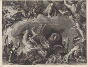 Ritratto allegorico a cavallo di Luigi XIV, re di Francia da Gérard Edelinck
