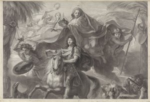 Ritratto equestre allegorico di Luigi XIV, re di Francia