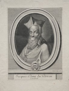 Cardinale Jaques Davey Duperron da Gérard Edelinck