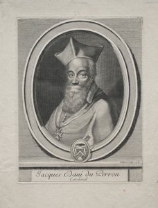 Cardinale Jacques Davy Duperron da Gérard Edelinck
