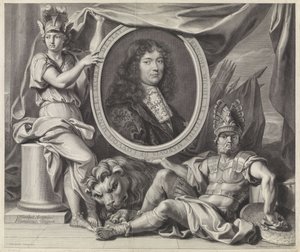 Ritratto di François-Michel Le Tellier da Gérard Edelinck