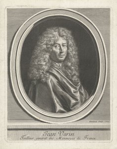 Ritratto di Jean Varin da Gérard Edelinck