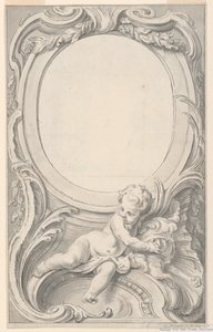Progetto per cornice intorno al ritratto di Francis Russell, secondo conte di Bedford da Gravelot
