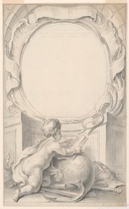 Progetto per la cornice che circonda il ritratto di Sir Walter Raleigh da Gravelot