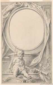 Progetto per la cornice che circonda il ritratto di William Russell, primo duca di Bedford da Gravelot