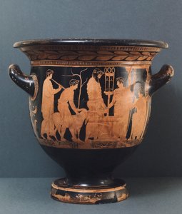 Vaso attico del pittore Kleophon, V secolo a.C. da Greek