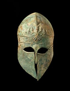 Elmo corinzio, c.495 a.C. da Greek