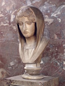 Testa di una donna conosciuta come Aspasia di Mileto