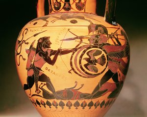 Eracle combatte Geryon (ceramica)