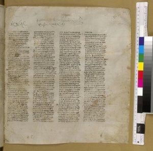 Codice Sinaitico (pergamena) da Greek School