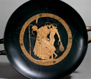 Coppa a figure rosse da Greek School
